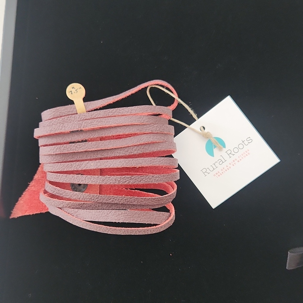 NWT Rural Roots Leather Band - Picture 3 of 7